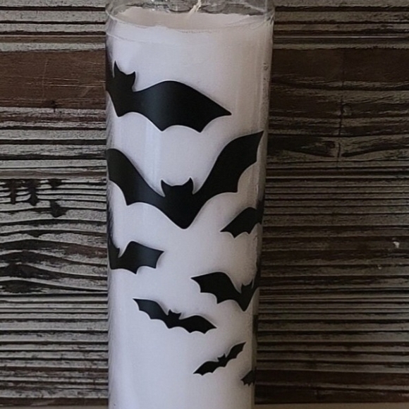 Other - 🦇Black and White Bat Candle🦇